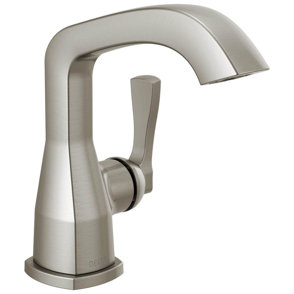Delta Faucet - Stryke Single Handle Bathroom Faucet - Lumicoat Stainless