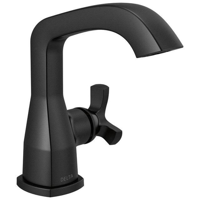 Delta Faucet - Stryke Single Handle Bathroom Faucet - Matte Black