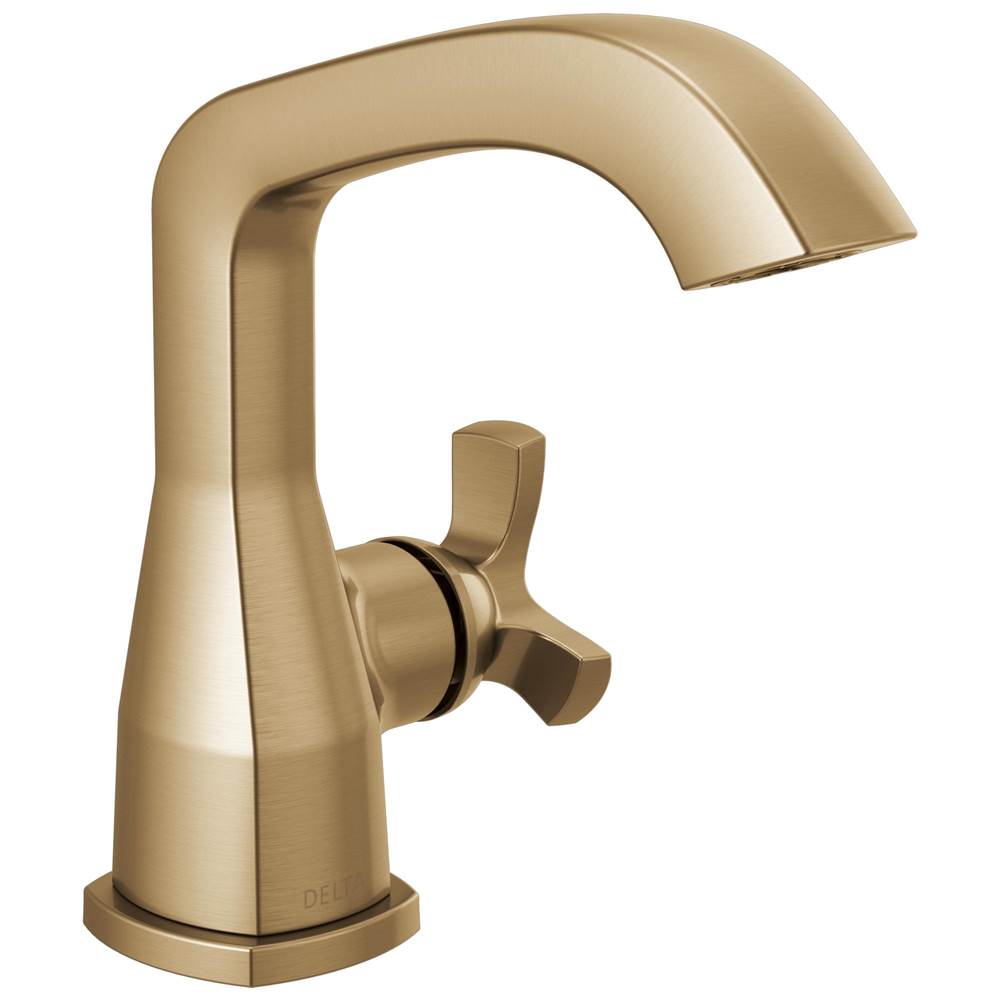 Delta Faucet - Stryke Single Handle Bathroom Faucet - Lumicoat Champagne Bronze