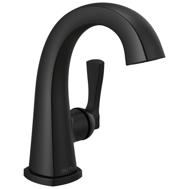 Delta Faucet - Stryke Single Handle Bathroom Faucet - Matte Black