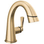 Delta Faucet - Stryke Single Handle Pull Down Bathroom Faucet - LumicoatÂ® Champagne Bronze