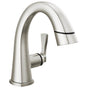 Delta Faucet - Stryke Single Handle Pull Down Bathroom Faucet - LumicoatÂ® Stainless