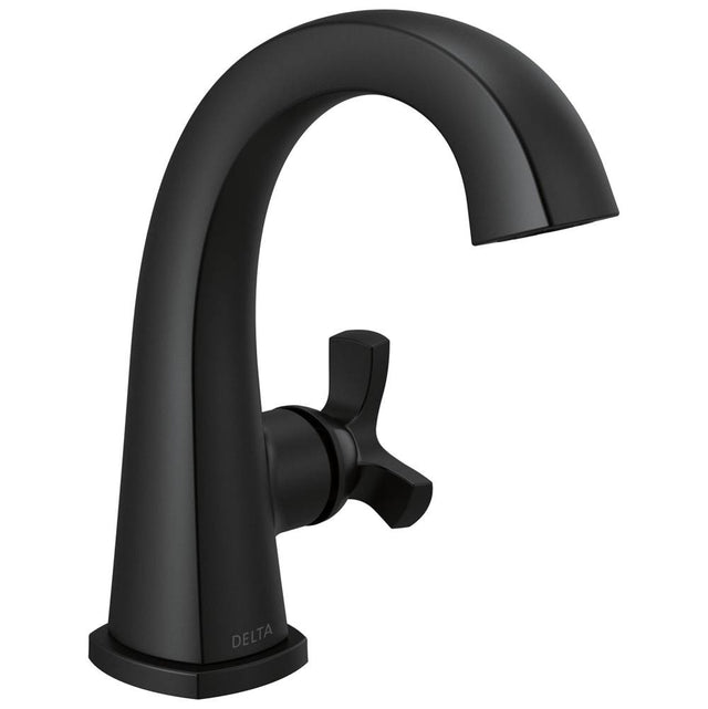 Delta Faucet - Stryke Single Handle Bathroom Faucet - Matte Black