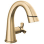 Delta Faucet - Stryke Single Handle Pull Down Bathroom Faucet - LumicoatÂ® Champagne Bronze