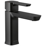 Delta Faucet - ModernE Single Handle Project-Pack Bathroom Faucet - Matte Black