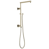 Delta Faucet - Universal Showering Components Emerge 18'' Angular Shower Column - LumicoatÂ® Polished Nickel