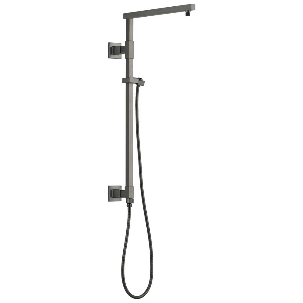 Delta Faucet - Universal Showering Components Emerge 26'' Angular Shower Column - LumicoatÂ® Black Stainless