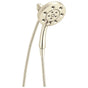 Delta Faucet - Universal Showering Components H2OKinetic In2ition 4-Setting Two-in-One Shower - LumicoatÂ® Polished Nickel