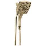 Delta Faucet - Universal Showering Components H2Okinetic In2ition 5-Setting Two-In-One Shower - LumicoatÂ® Champagne Bronze
