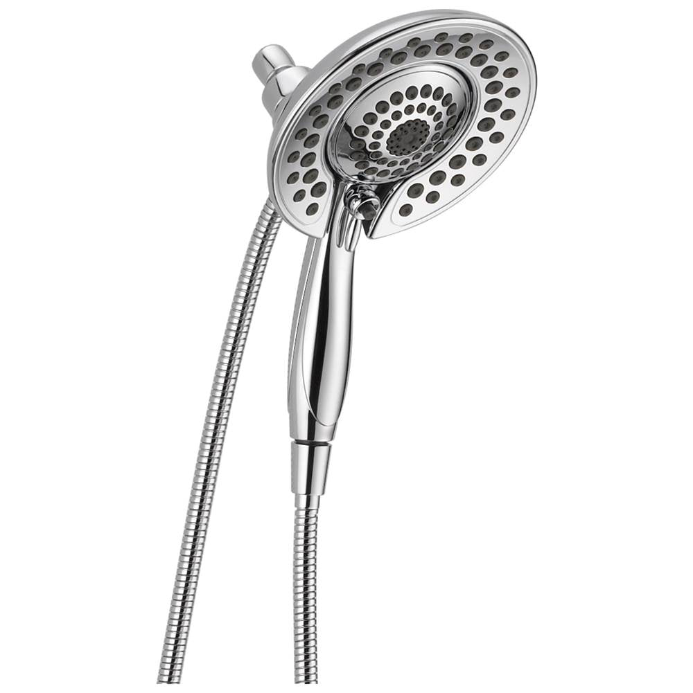 Delta Faucet - Universal Showering Components In2ition 5-Setting Two-In-One Shower - LumicoatÂ® Chrome