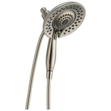 Delta Faucet - Universal Showering Components In2ition 5-Setting Two-In-One Shower - LumicoatÂ® Stainless