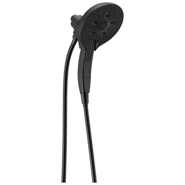 Delta Faucet - Universal Showering Components In2ition H2OKinetic5-Setting Two-in-One Shower - Matte Black
