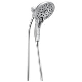 Delta Faucet - Universal Showering Components H2Okinetic In2ition 5-Setting Two-In-One Shower - LumicoatÂ® Chrome