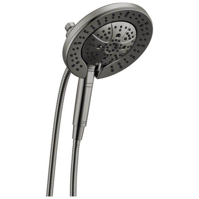 Delta Faucet - Universal Showering Components 7-Setting In2ition with ProCleanE - LumicoatÂ® Black Stainless