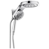 Delta Faucet - Universal Showering Components HydroRain H2OKinetic5-Setting Two-in-One Shower Head - Chrome