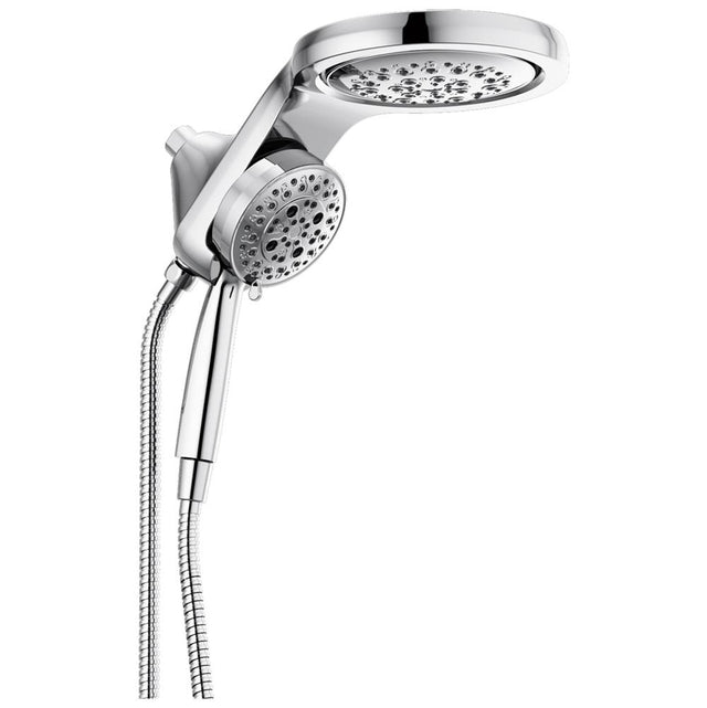 Delta Faucet - Universal Showering Components HydroRain H2OKinetic 5-Setting Two-in-One Shower Head - Chrome