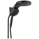 Delta Faucet - Universal Showering Components HydroRain H2OKinetic5-Setting Two-in-One Shower Head - Matte Black