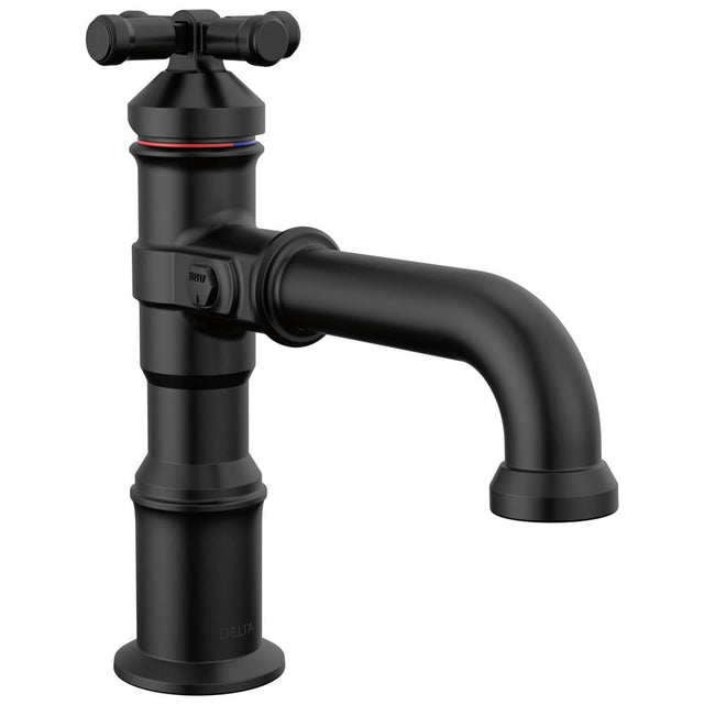 Delta Faucet - BroderickE Single Handle Bathroom Faucet - Matte Black