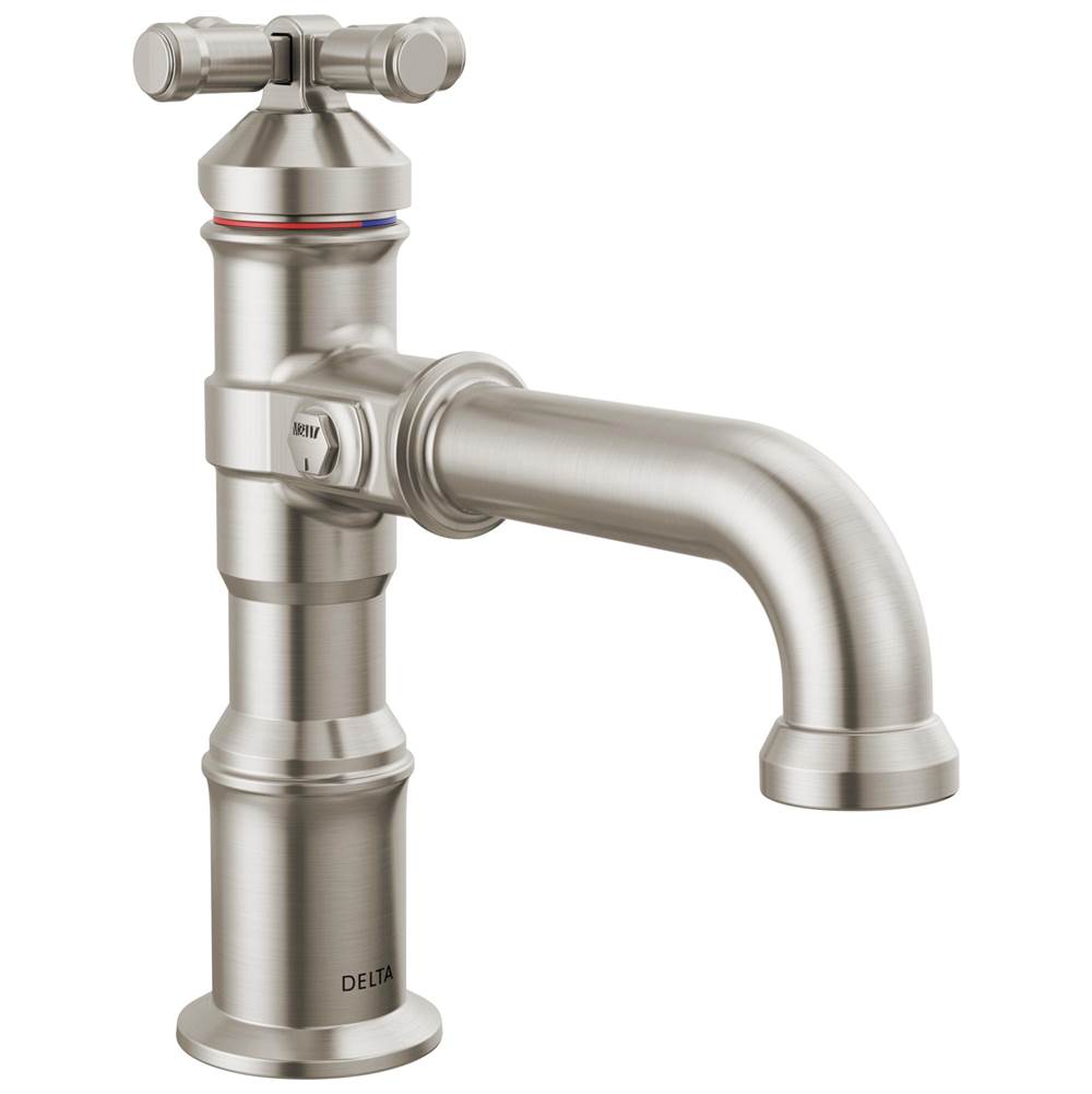 Delta Faucet - BroderickE Single Handle Bathroom Faucet - LumicoatÂ® Stainless