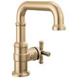Delta Faucet - BroderickE Single Handle Bathroom Faucet - LumicoatÂ® Champagne Bronze