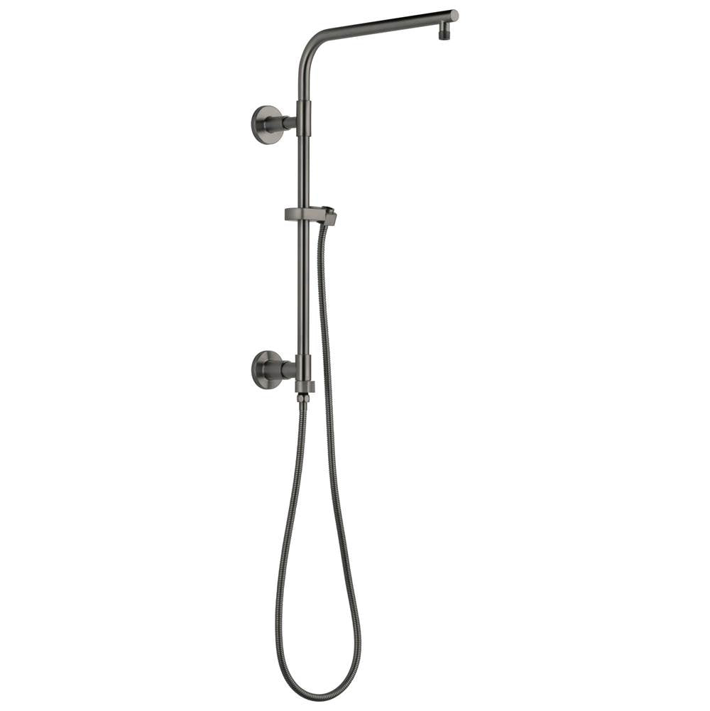 Delta Faucet - Universal Showering Components Emerge 18'' Round Shower Column - LumicoatÂ® Black Stainless