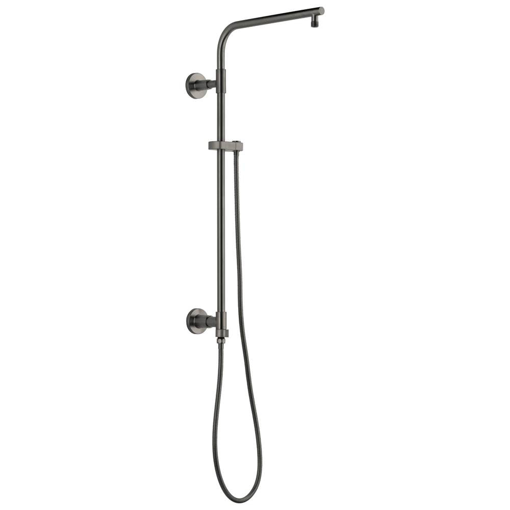 Delta Faucet - Universal Showering Components Emerge 26'' Round Shower Column - LumicoatÂ® Black Stainless