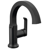 Delta Faucet - TetraE Single Handle Bathroom Faucet - Matte Black