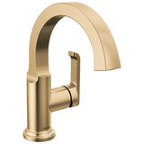 Delta Faucet - TetraE Single Handle Bathroom Faucet - LumicoatÂ® Champagne Bronze