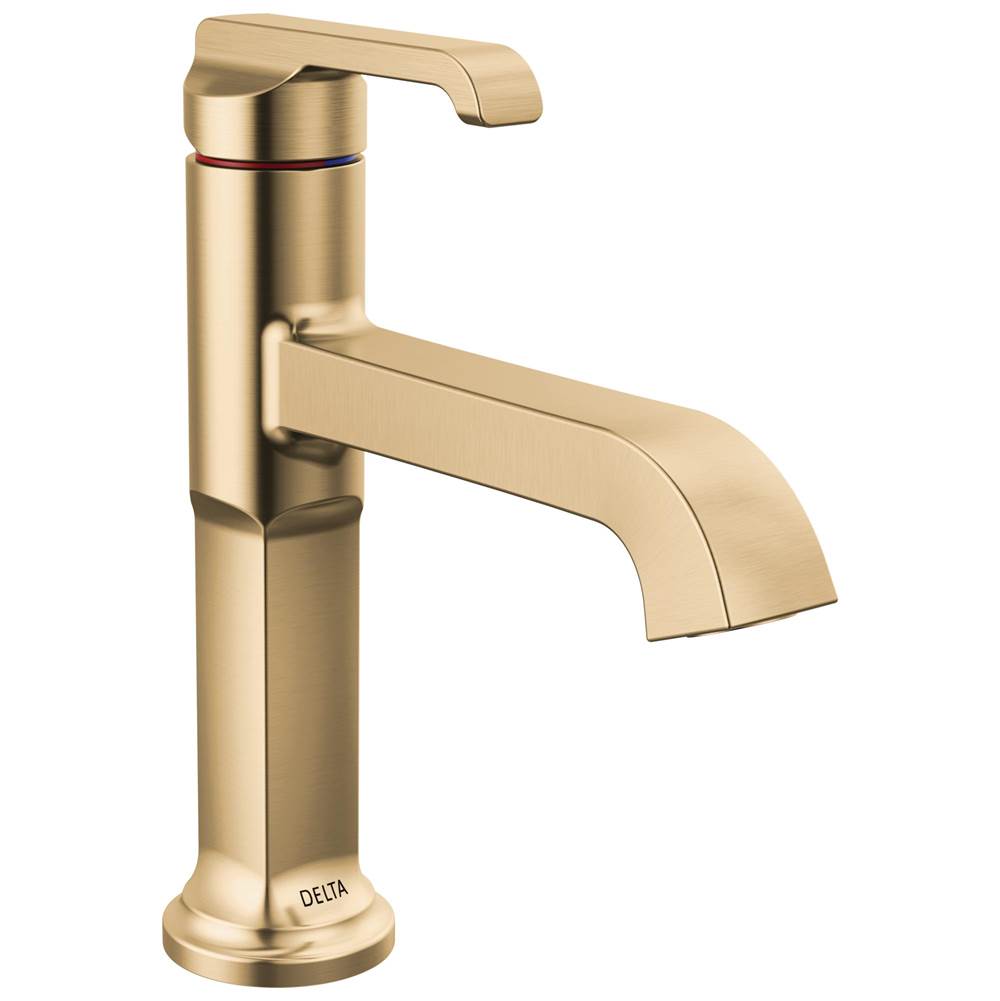 Delta Faucet - TetraE Single Handle Bathroom Faucet - LumicoatÂ® Champagne Bronze
