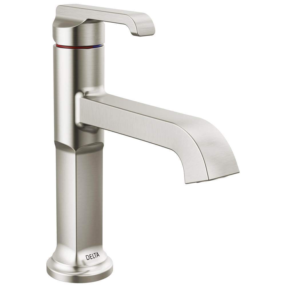 Delta Faucet - TetraE Single Handle Bathroom Faucet - LumicoatÂ® Stainless