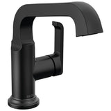 Delta Faucet - TetraE Single Handle Bathroom Faucet - Matte Black