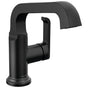 Delta Faucet - TetraE Single Handle Bathroom Faucet - Matte Black