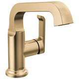 Delta Faucet - TetraE Single Handle Bathroom Faucet - LumicoatÂ® Champagne Bronze