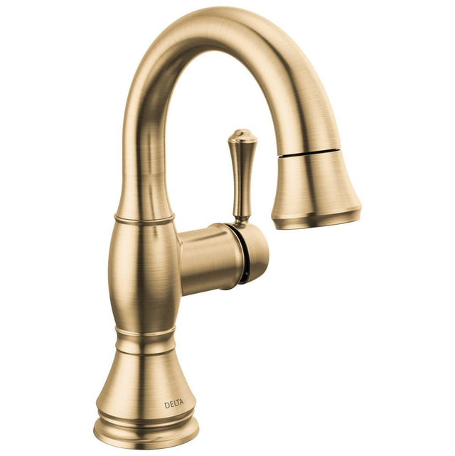 Delta Faucet - CassidyE Single Handle Pull Down Bathroom Faucet - Champagne Bronze