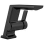 Delta Faucet - PivotalE Single Handle Bathroom Faucet - Matte Black