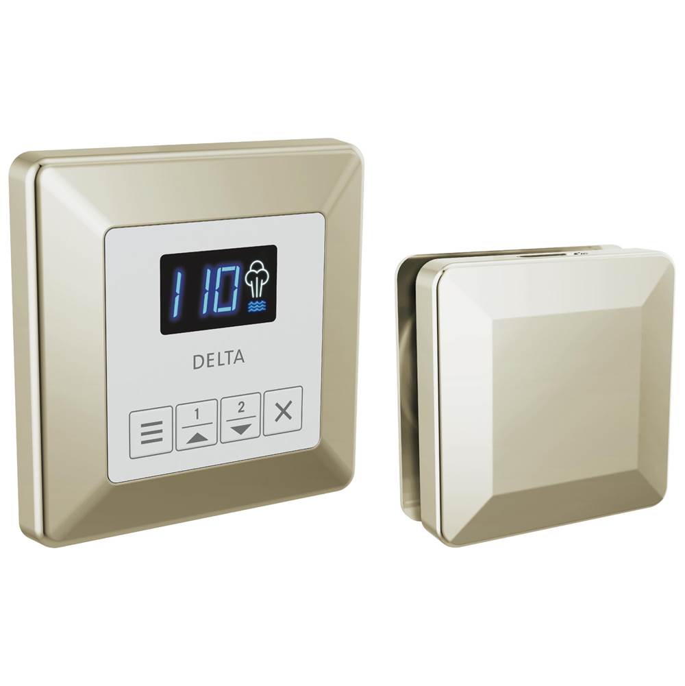 Delta Faucet - Universal Showering Components Square Steam Package - LumicoatÂ® Polished Nickel