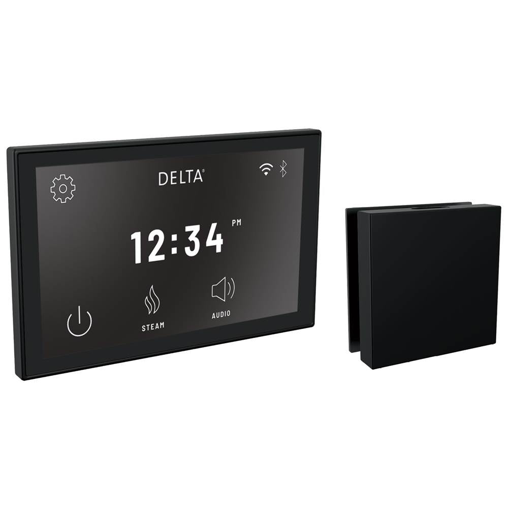 Delta Faucet - Universal Showering Components Square Digital Steam Package - Matte Black