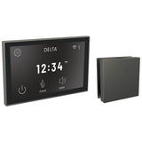 Delta Faucet - Universal Showering Components Square Digital Steam Package - LumicoatÂ® Black Stainless
