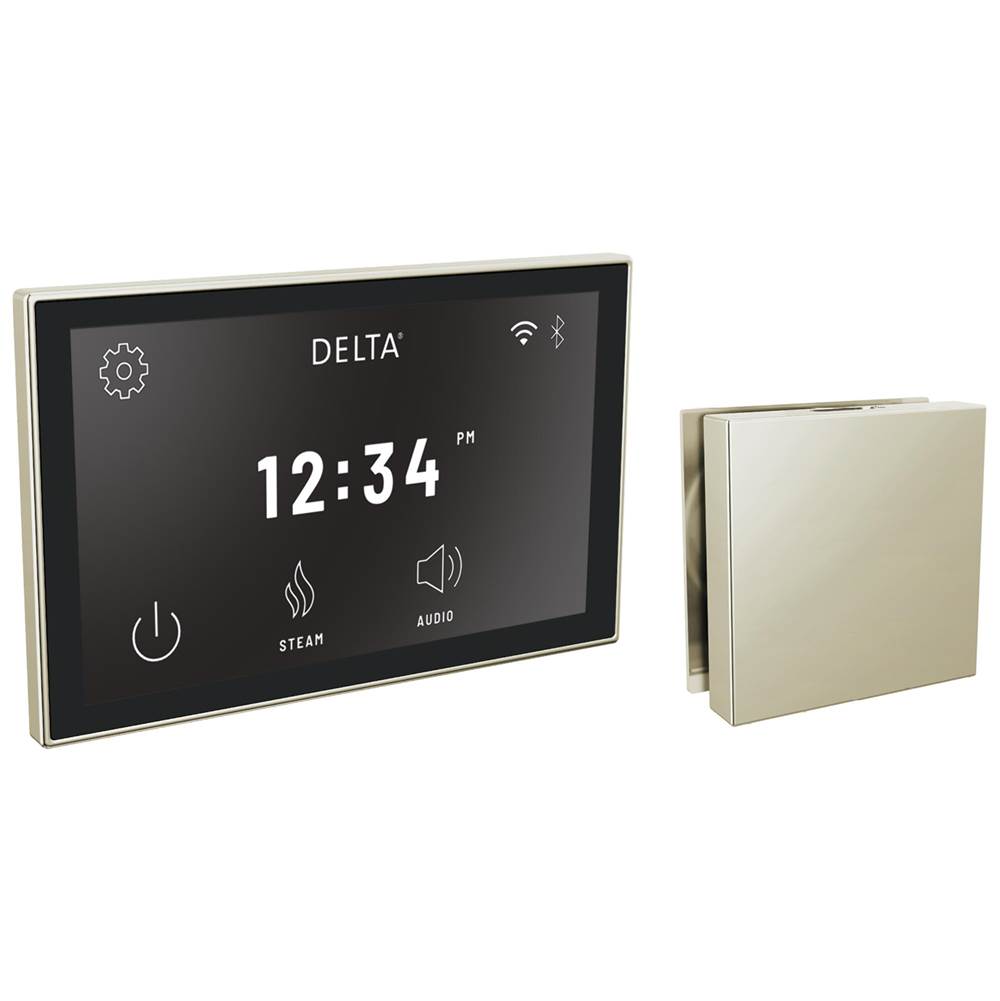 Delta Faucet - Universal Showering Components Square Digital Steam Package - LumicoatÂ® Polished Nickel