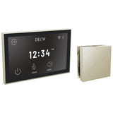 Delta Faucet - Universal Showering Components Square Digital Steam Package - LumicoatÂ® Polished Nickel