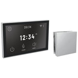 Delta Faucet - Universal Showering Components Square Digital Steam Package - LumicoatÂ® Chrome