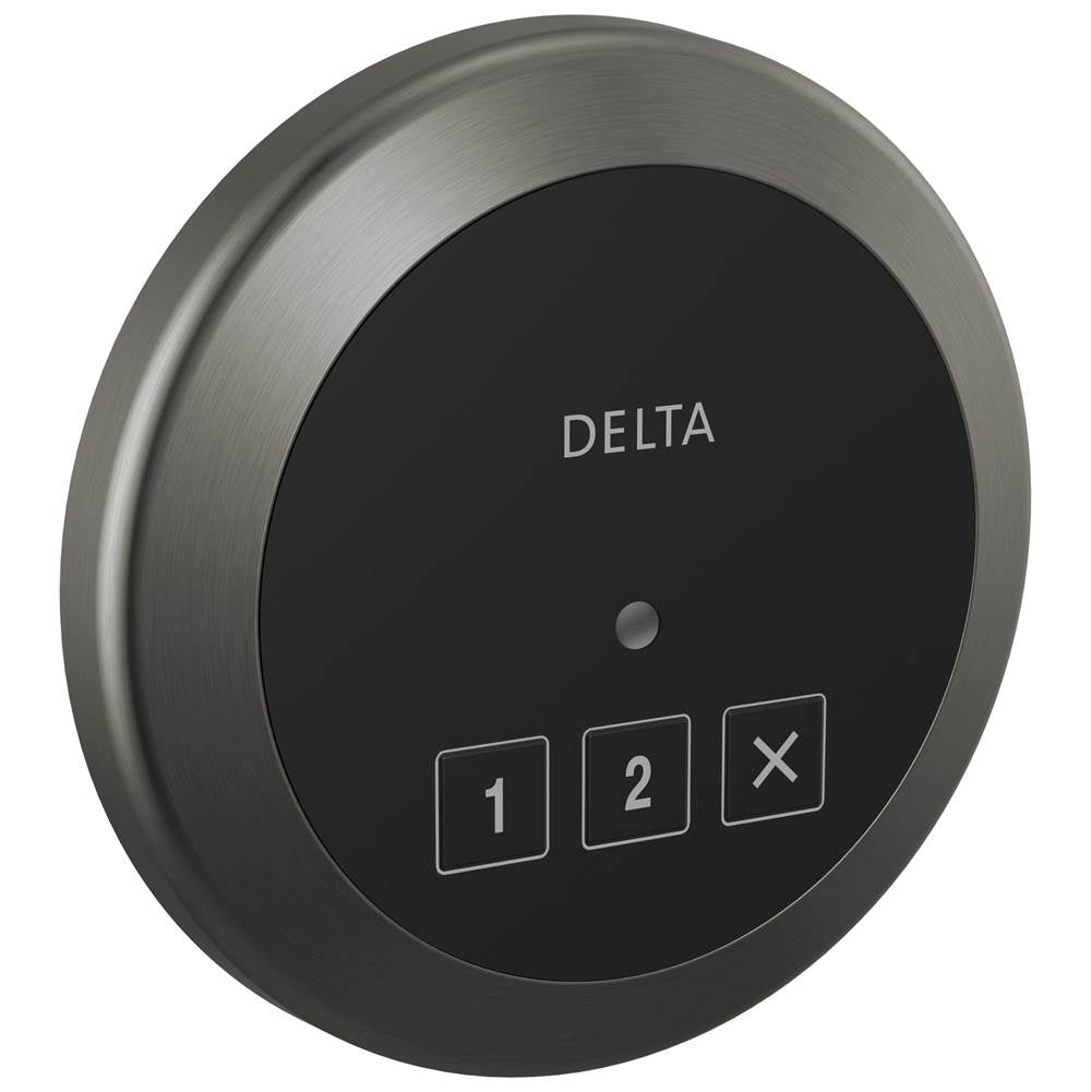 Delta Faucet - Universal Showering Components Round Exterior Steam Control - LumicoatÂ® Black Stainless