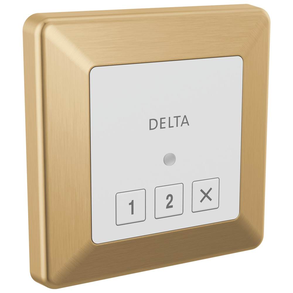 Delta Faucet - Universal Showering Components Square Exterior Steam Control - LumicoatÂ® Champagne Bronze
