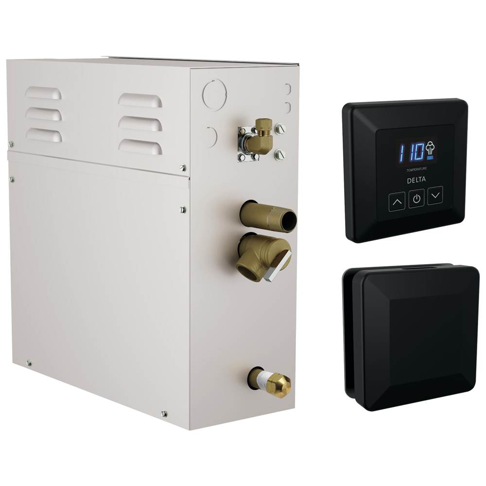 Delta Faucet - Universal Showering Components SimpleSteamE Kit - 10kW - Matte Black