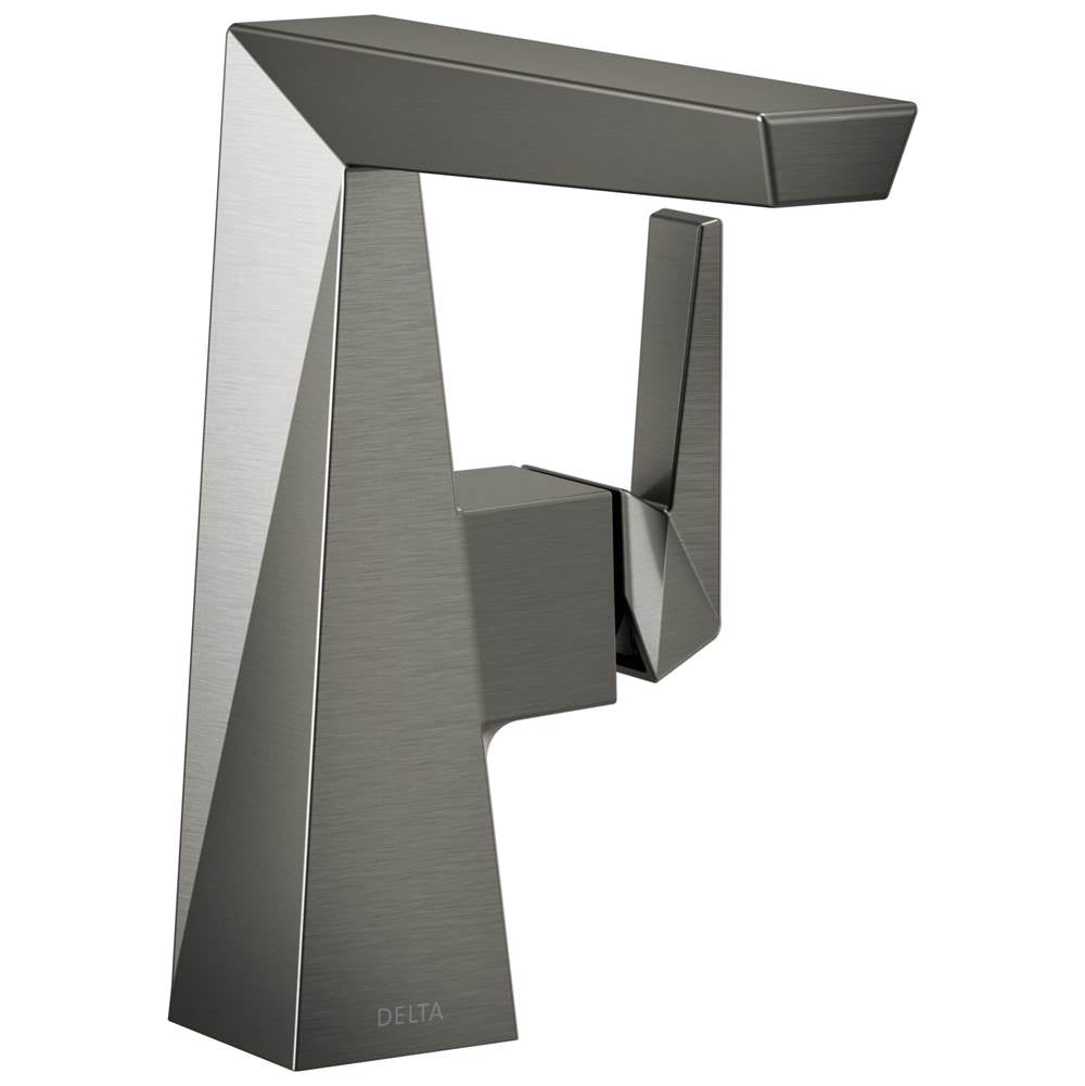 Delta Faucet - TrillianE Single Handle Mid-Height Bathroom Faucet - LumicoatÂ® Black Stainless
