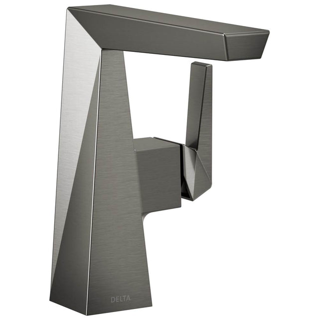 Delta Faucet - TrillianE Single Handle Mid-Height Bathroom Faucet - LumicoatÂ® Black Stainless