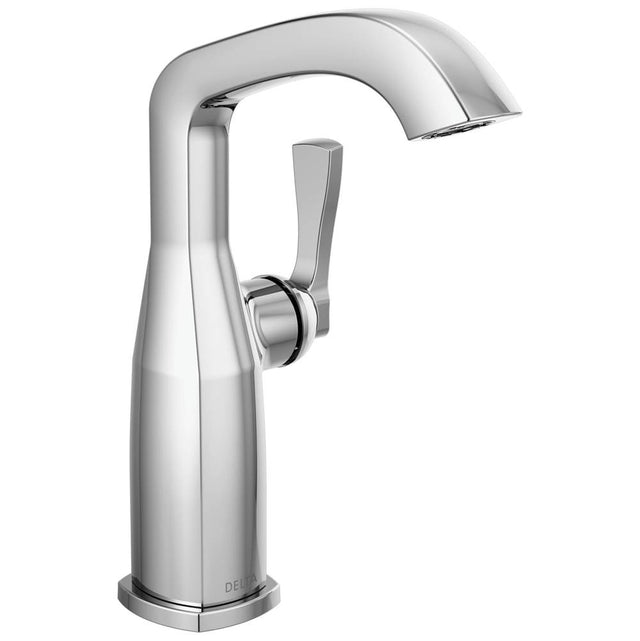 Delta Faucet - Stryke Single Handle Mid-Height Bathroom Faucet - Lumicoat Chrome