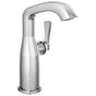 Delta Faucet - Stryke Single Handle Mid-Height Bathroom Faucet - Lumicoat Chrome