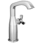 Delta Faucet - Stryke Single Handle Mid-Height Bathroom Faucet - Lumicoat Chrome