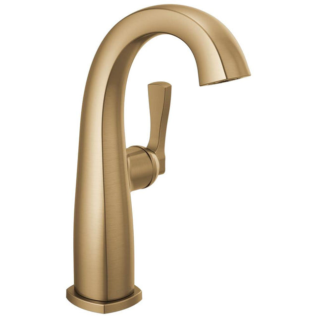 Delta Faucet - Stryke Single Handle Mid-Height Bathroom Faucet - Lumicoat Champagne Bronze